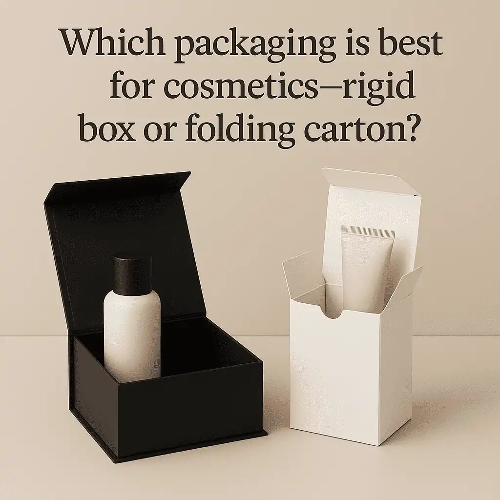 Which packaging is best for cosmetics — rigid box or folding carton